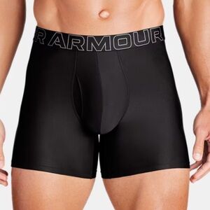 UA Performance Tech Men's 6" Boxerjock Size XS Black